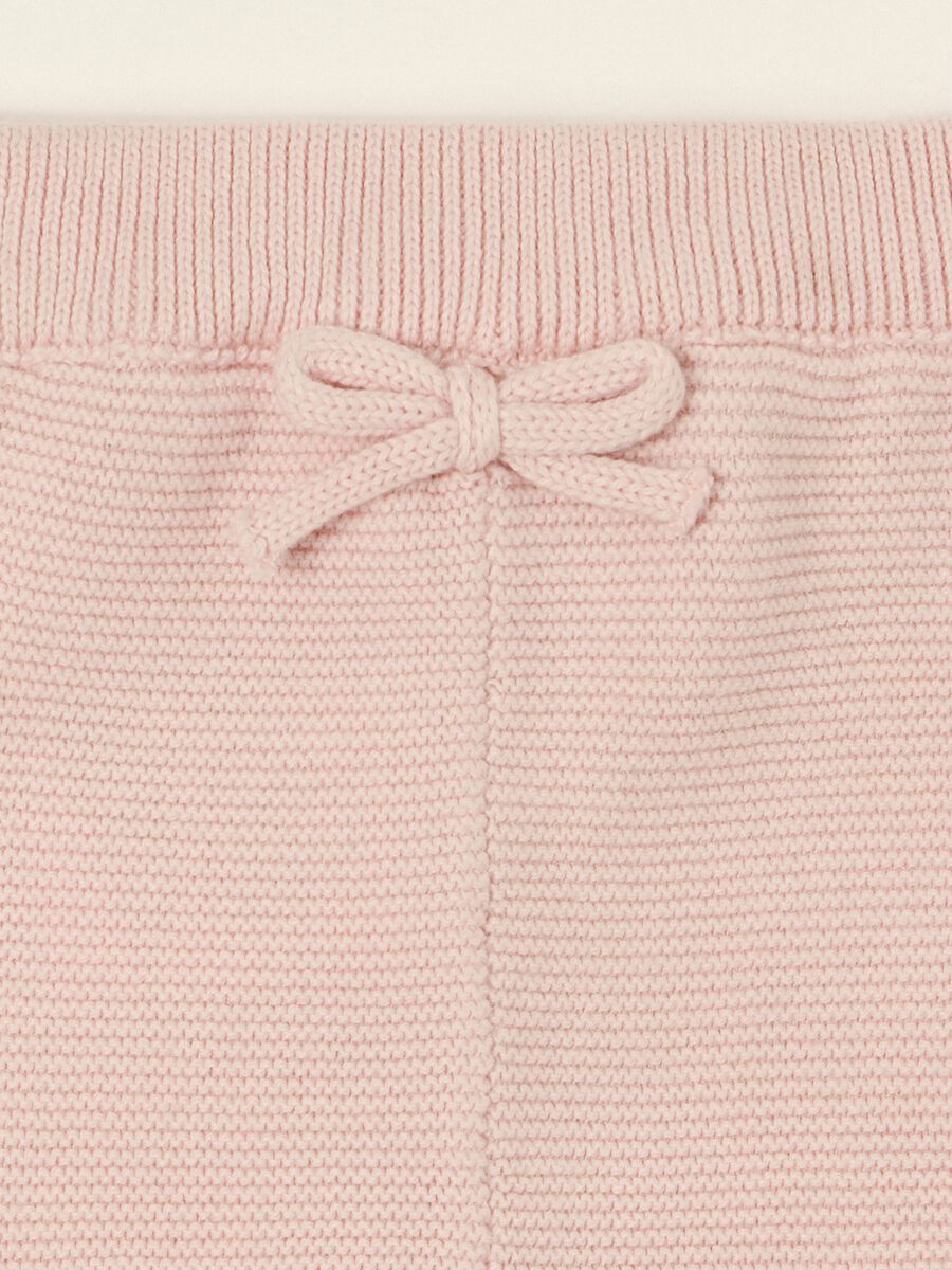 Multicolour striped pure cotton set for baby girl_2