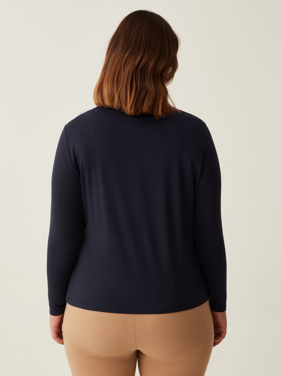 T-shirt in viscosa stretch Curvy_2