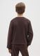 Boys' pure cotton brown sweatshirt regular fit_1