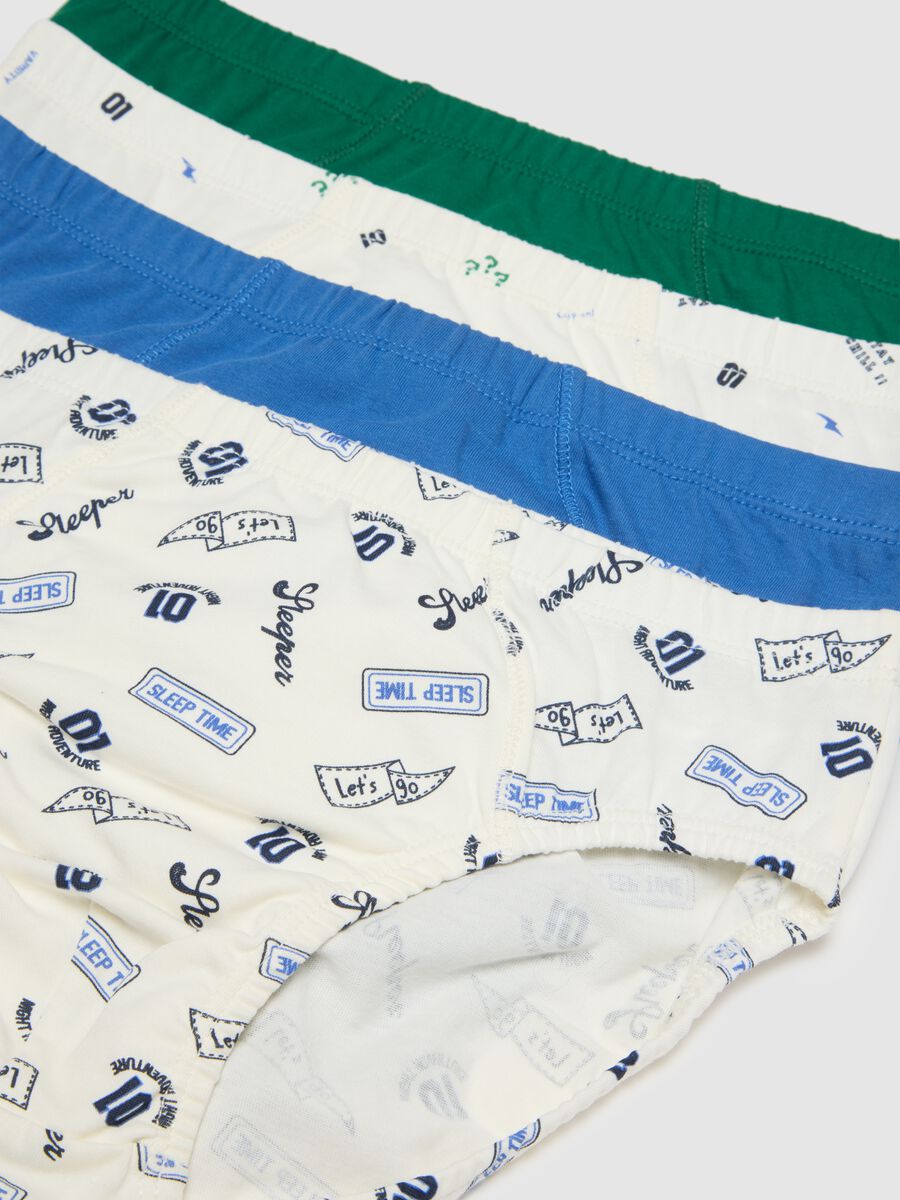Multipack slip multicolor da ragazzo in puro cotone regular fit_2