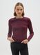 Red crew neck pullover_1