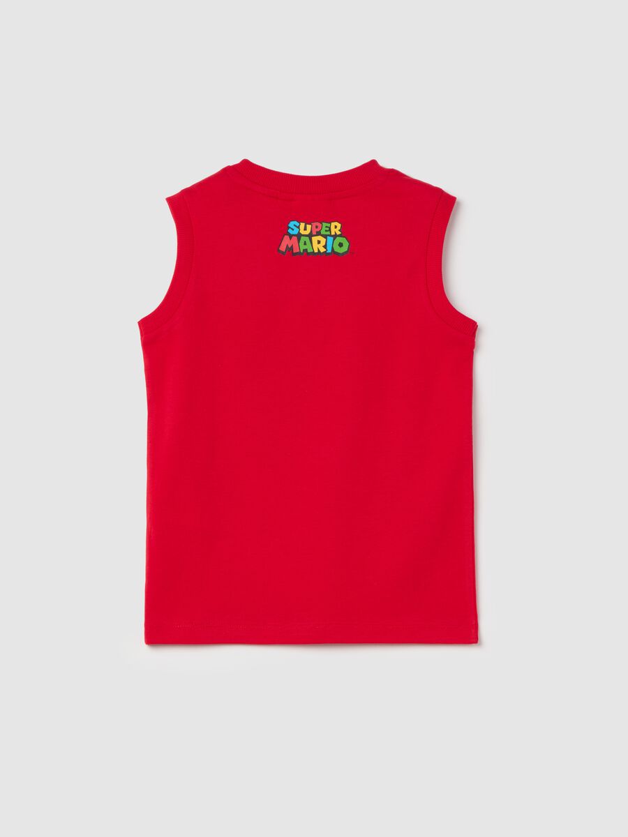 Racer back vest in cotton with Super Mario™ print_1