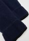 Blue and Black Fleece Gloves_2