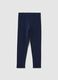 Girls' Skinny Blue Stretch Cotton Leggings_1