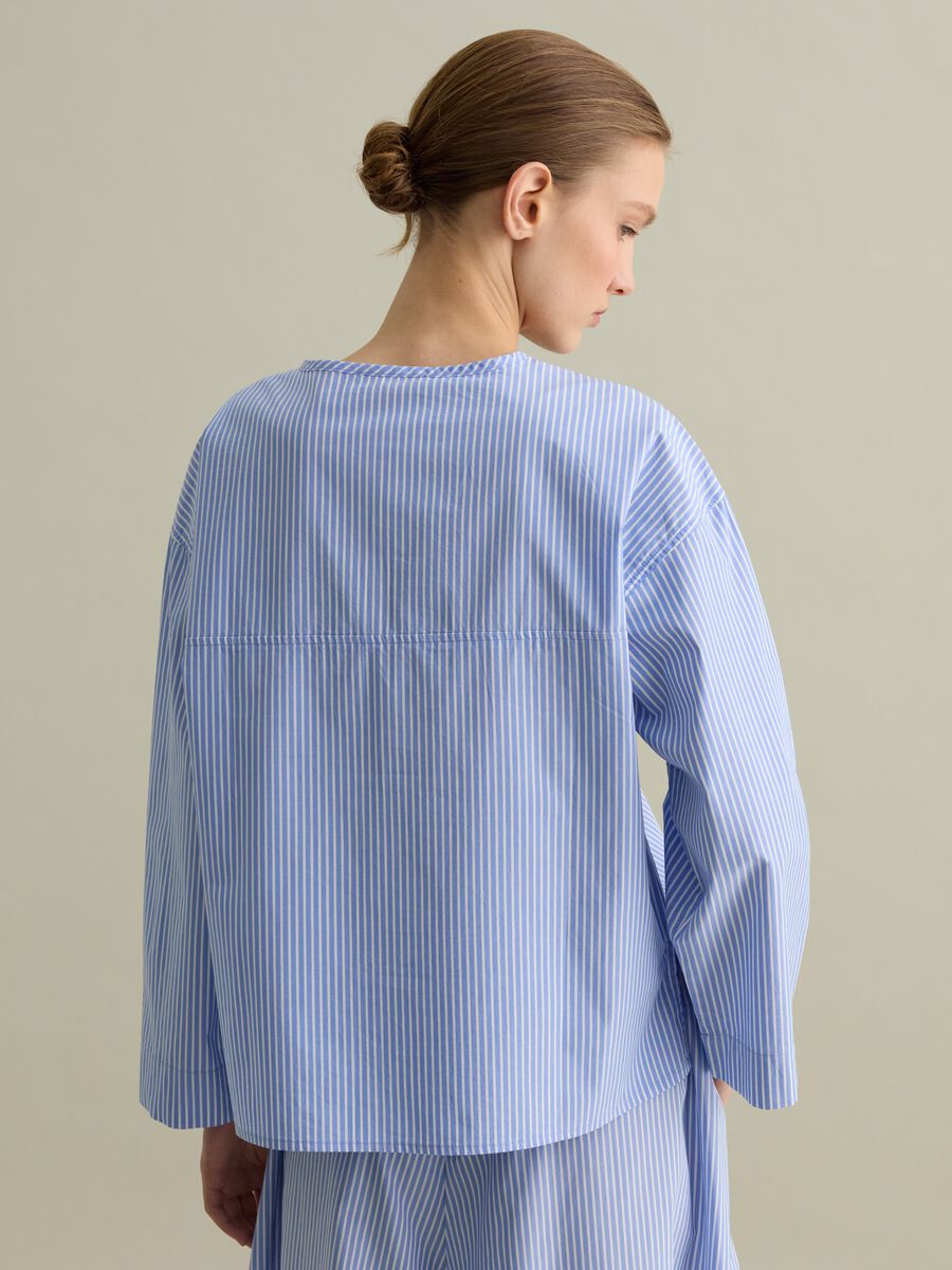 Striped blouse in poplin_3