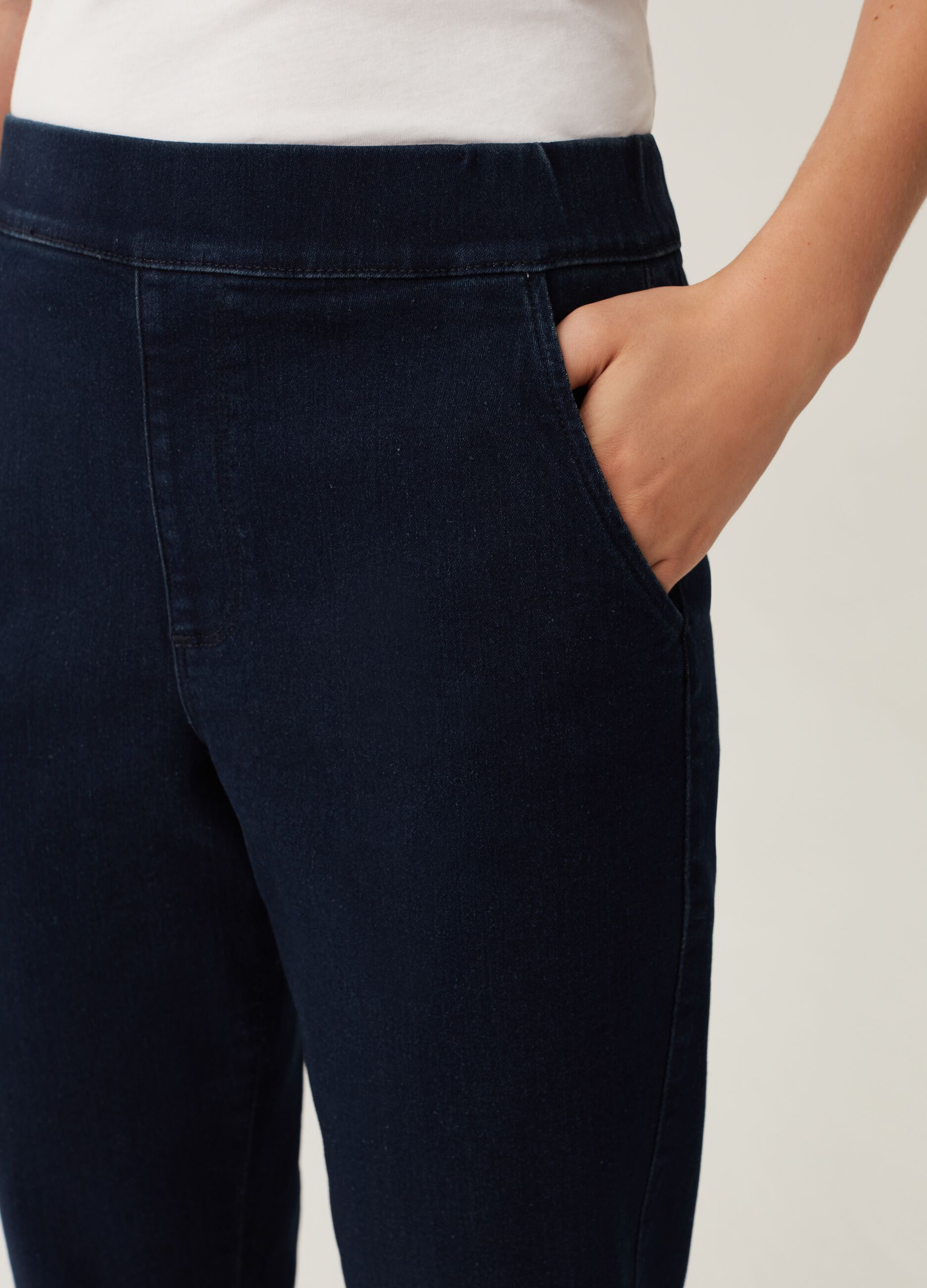 Jeggings cropped con spacchetti_3