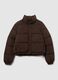 Brown padded oversized jacket_4