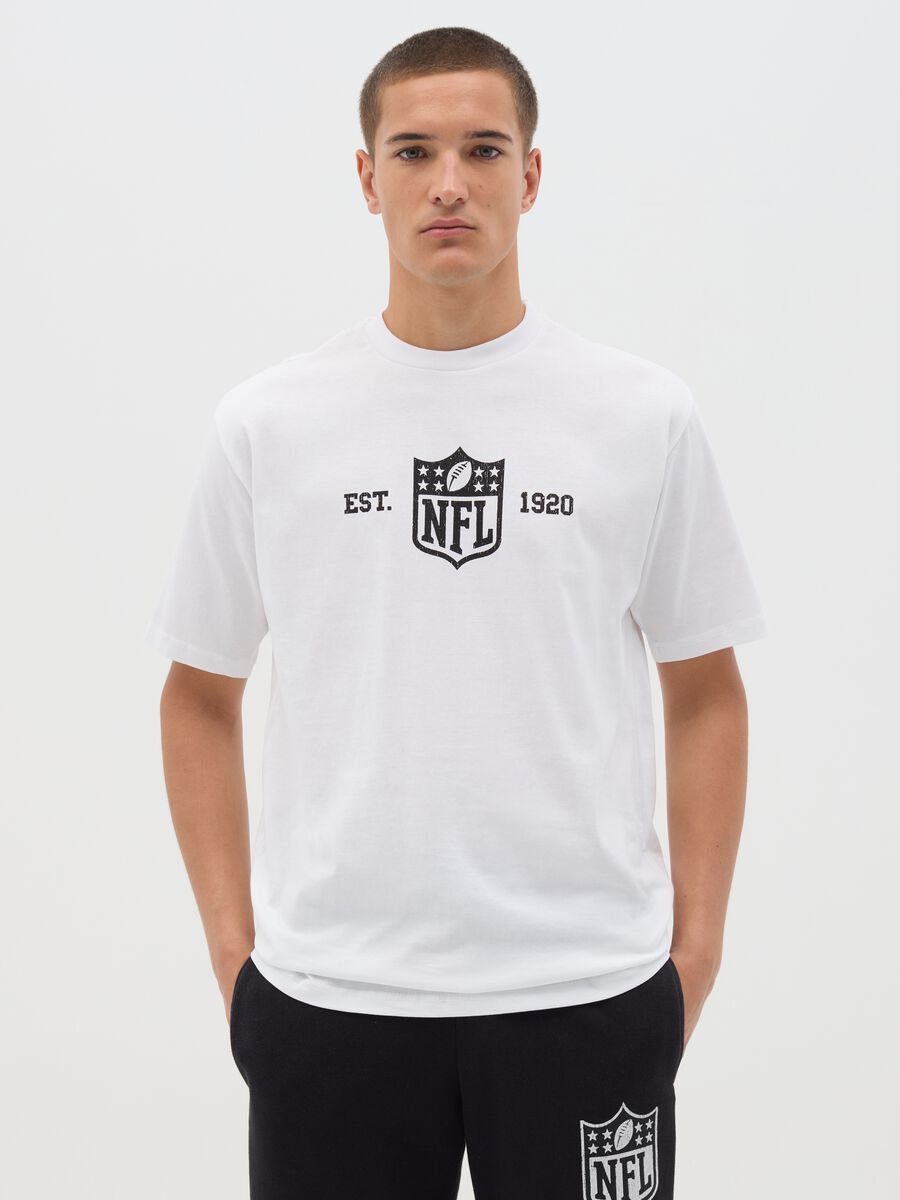 NFL White Cotton T-shirt_0