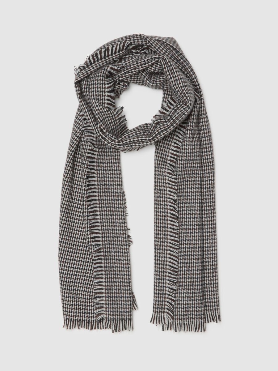 Multicoloured Checkered Scarf_0