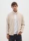 Beige Fleece with Full Zip_1