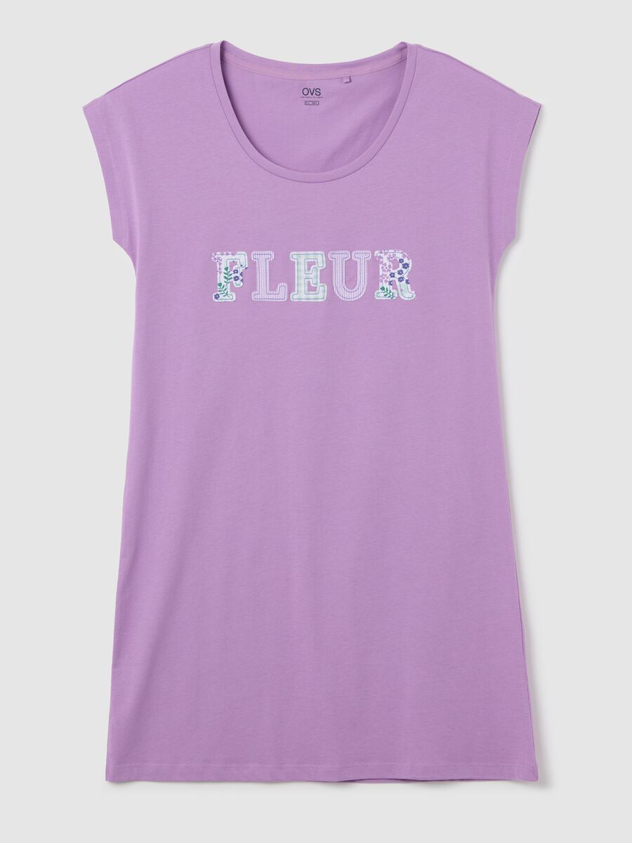 Purple cotton nightshirt_4