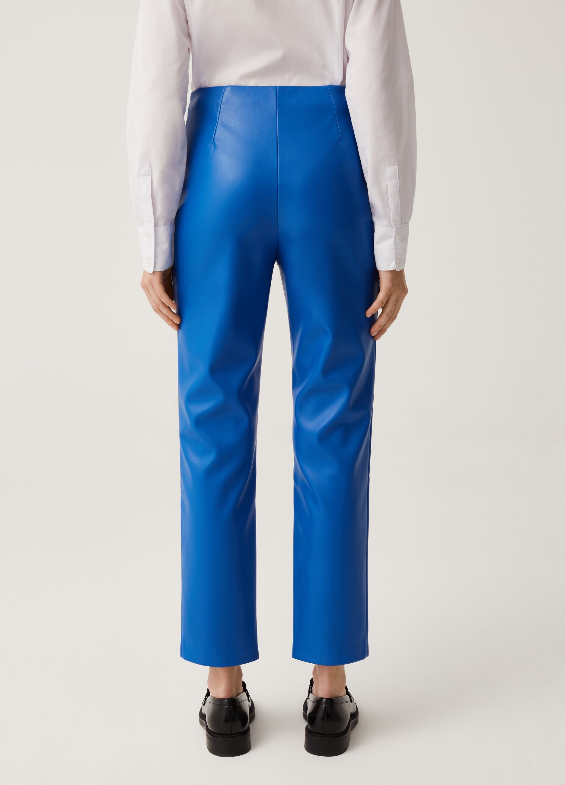 Leggings cropped effetto lucido_2