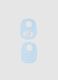 Twin Pack Blue Cotton Baby Bibs_0