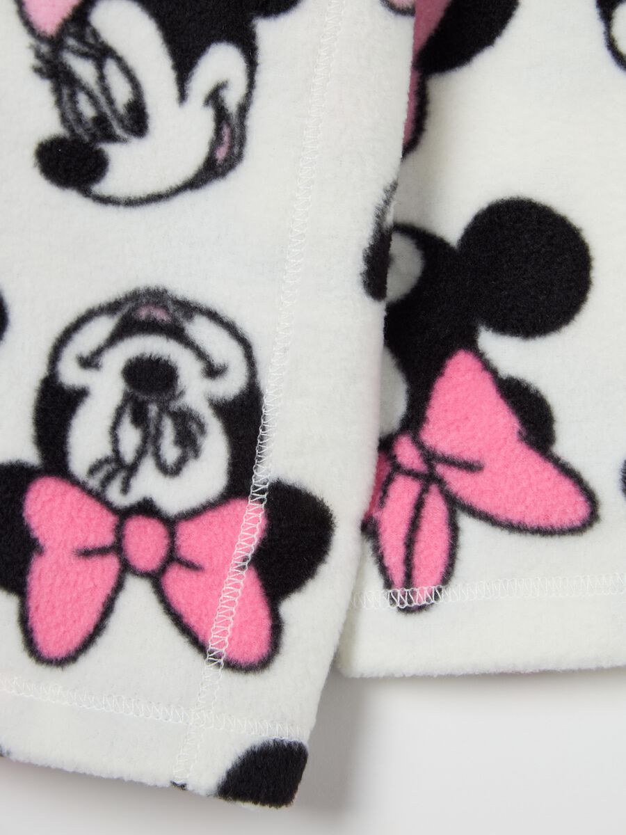 Regular Fit Multicolour Fleece Sweatshirt for Girls with Disney Prints_3