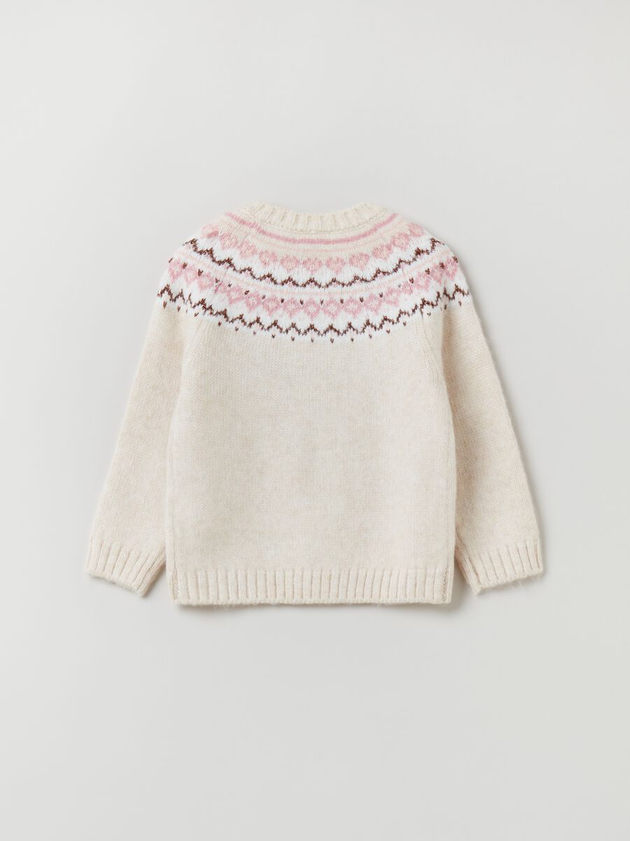 Pullover con lavorazione Fair Isle_1