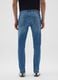 Skinny fit blue denim jeans_2