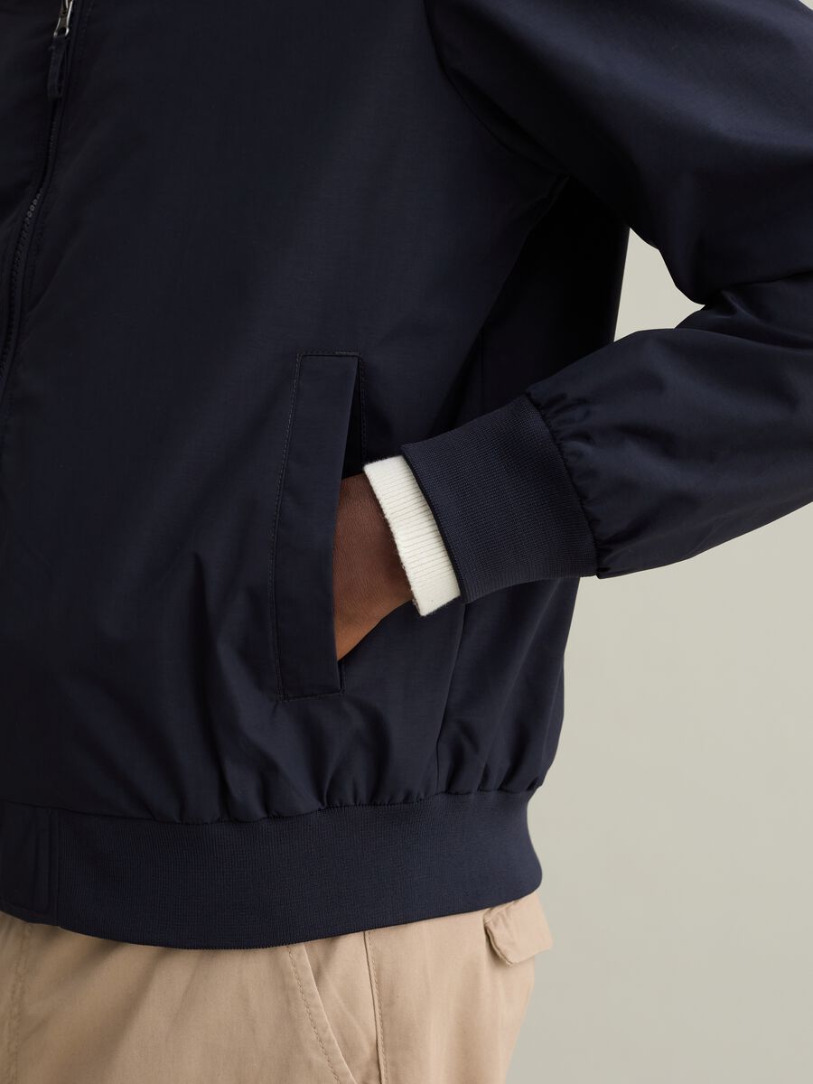 Full-zip bomber jacket with high neck_2