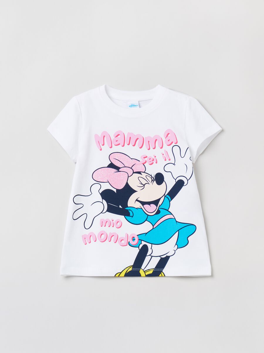 T-shirt con stampa Disney Minnie_0