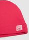 Pack of two stretch cotton hats in pink regular fit for newborns_2