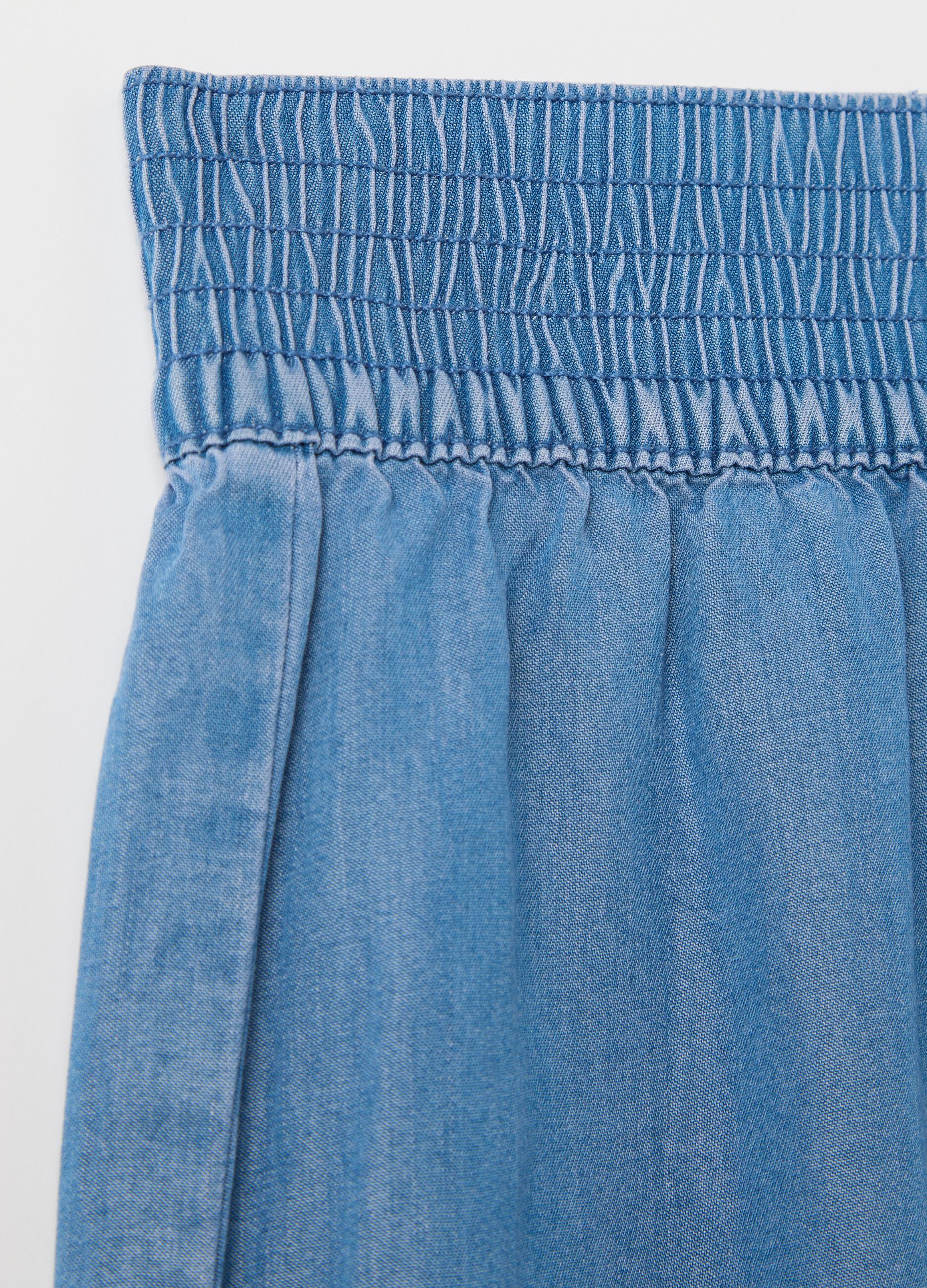 Wide-leg jeans in Lyocell