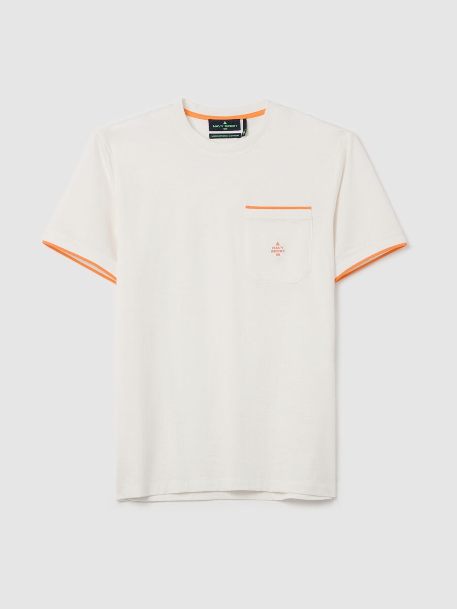 T-shirt with pocket and logo embroidery_4
