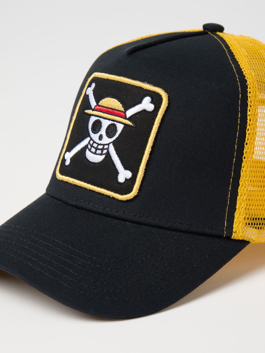 Black and yellow cotton baseball cap OVS_1