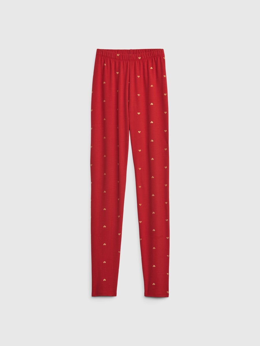 Stretch cotton leggings_0