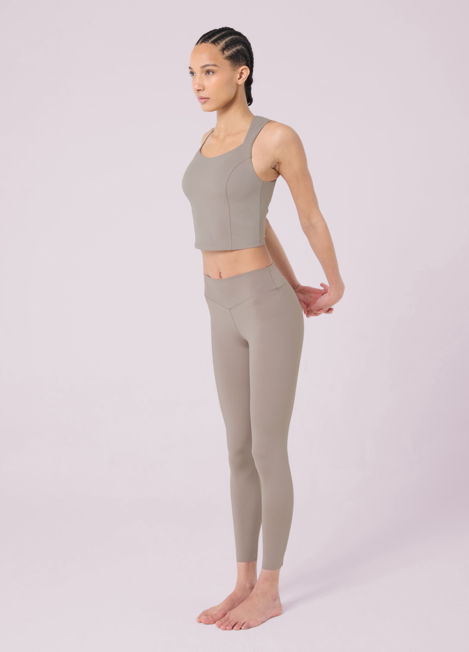 Leggings a vita alta in tessuto tecnico elasticizzato ALTAVIA STUDIO 