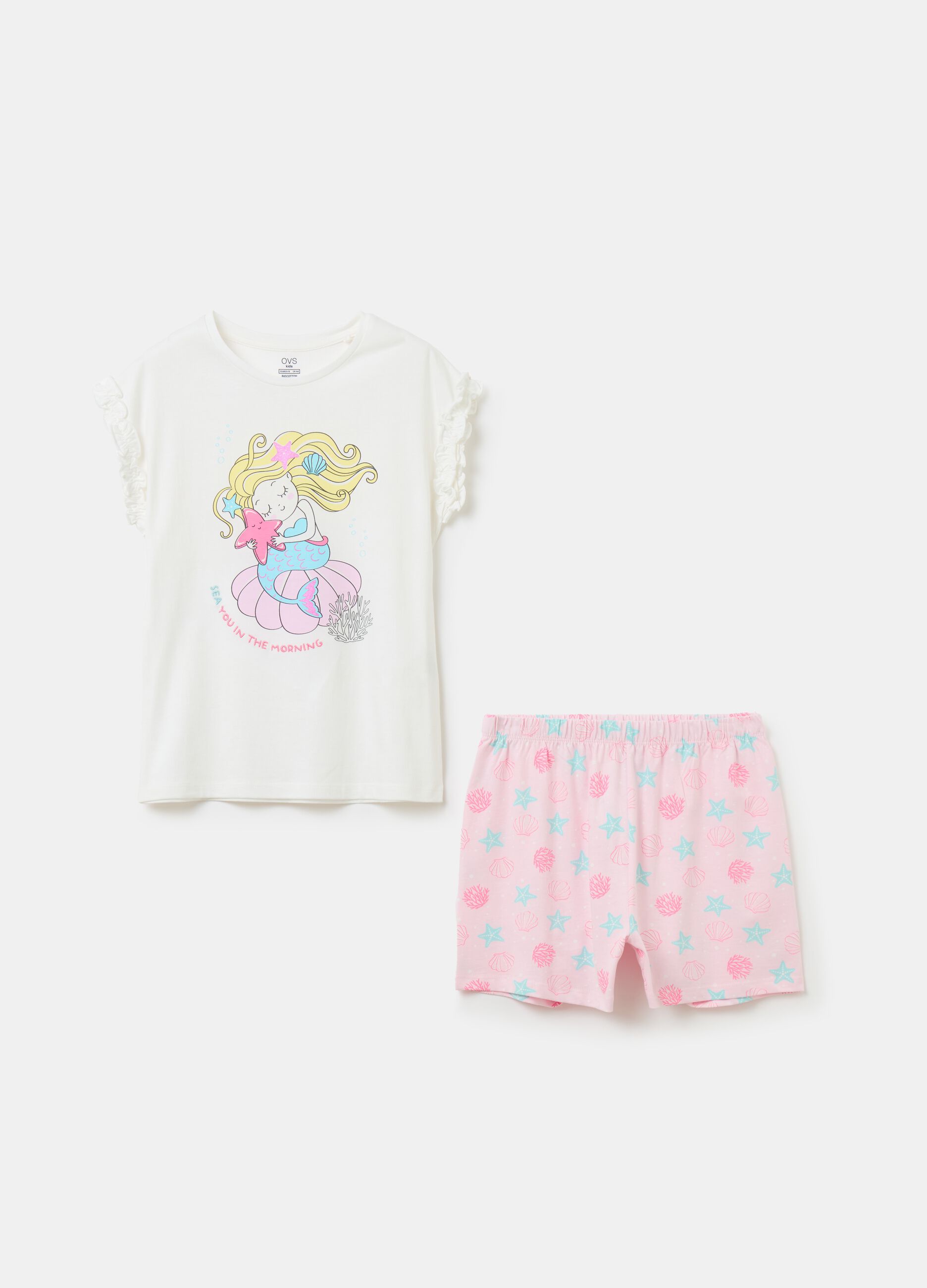 Organic cotton pyjamas with print