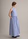 Multicolour striped pure cotton maxi dress, regular fit_0