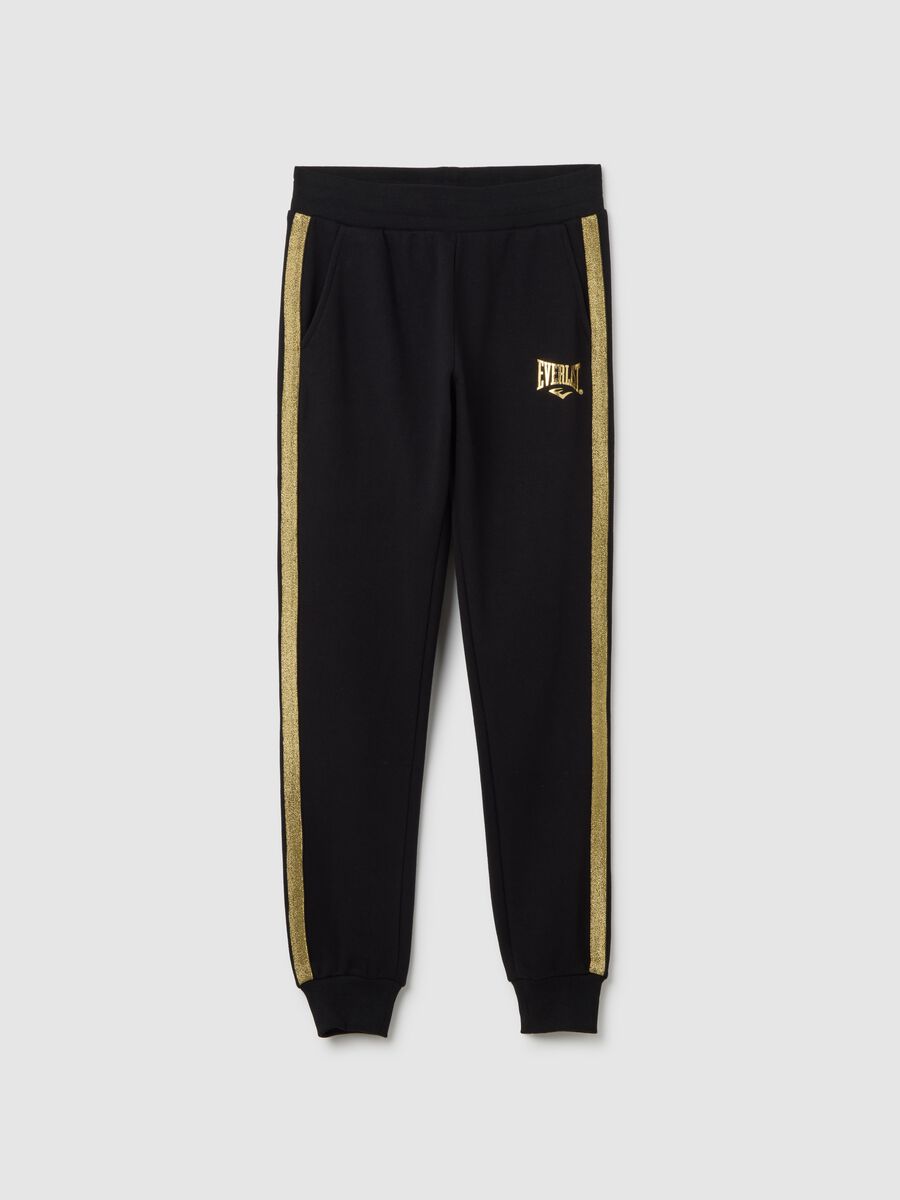 Pantaloni in misto cotone multicolor regular fit_0