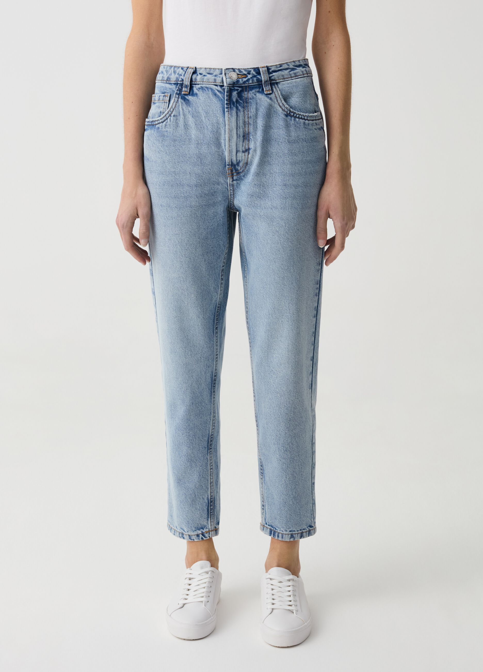 Jeans regular sale vita alta