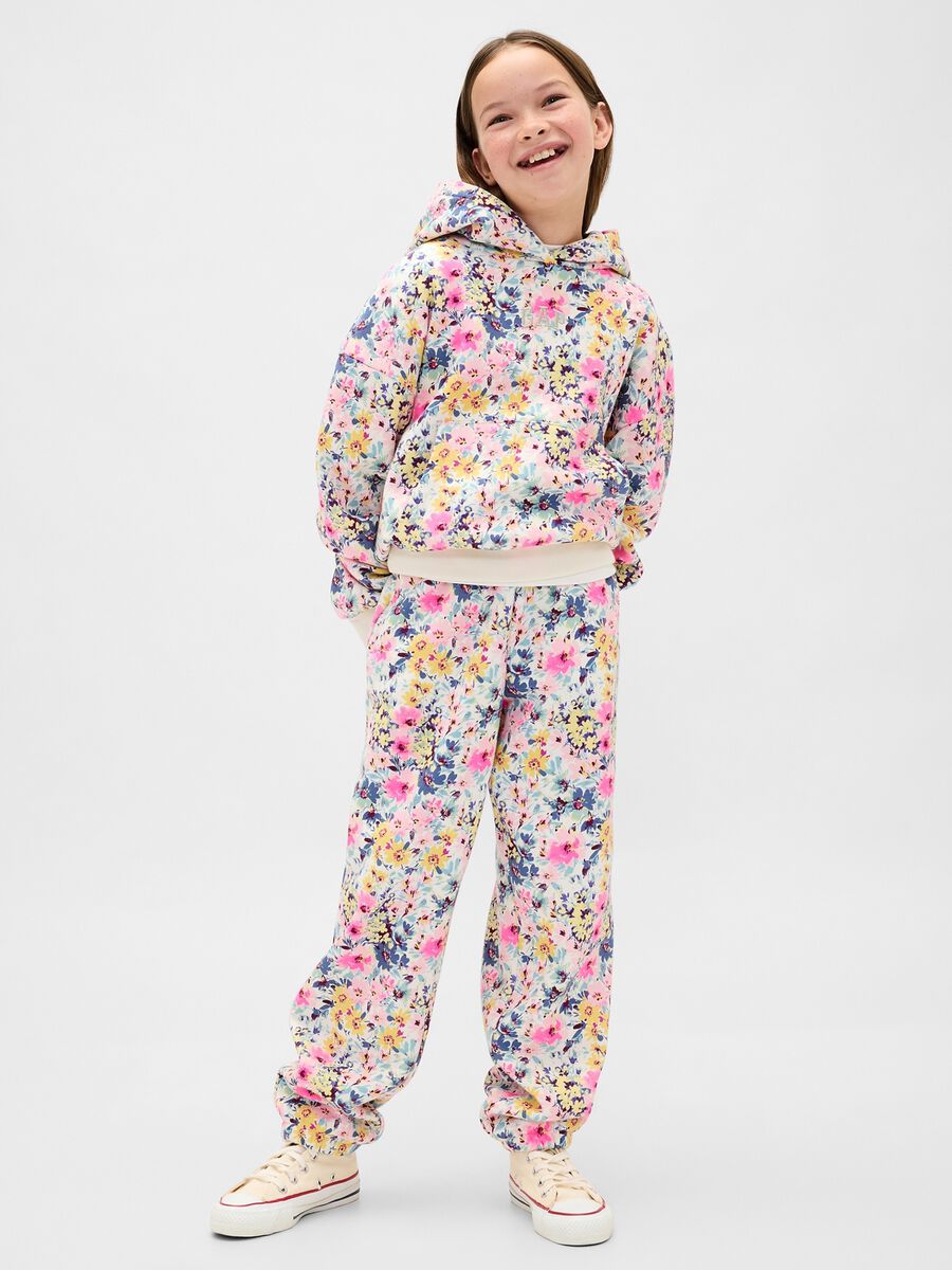Multicolour cotton trousers for girls_0
