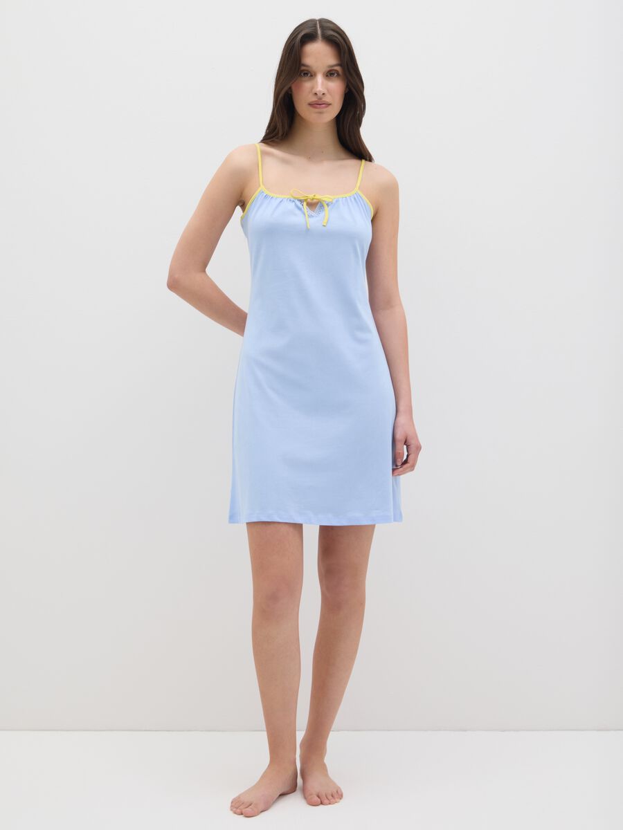 Women's multicolor pure cotton dress_0