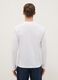 White long sleeve T-shirt in stretchy cotton regular fit_2