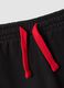 Completo rosso in puro cotone con top e shorts per bimbo regular fit_2
