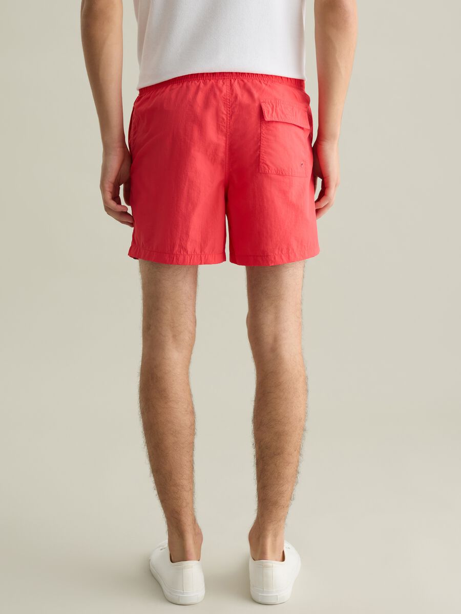 Men's Red Swim Shorts_2