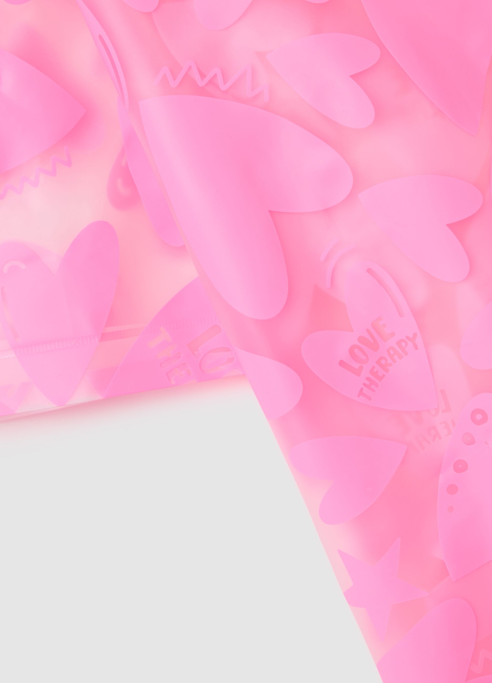 Pink poncho for girls