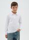 Boys' Pure White Cotton Polo Regular Fit_0