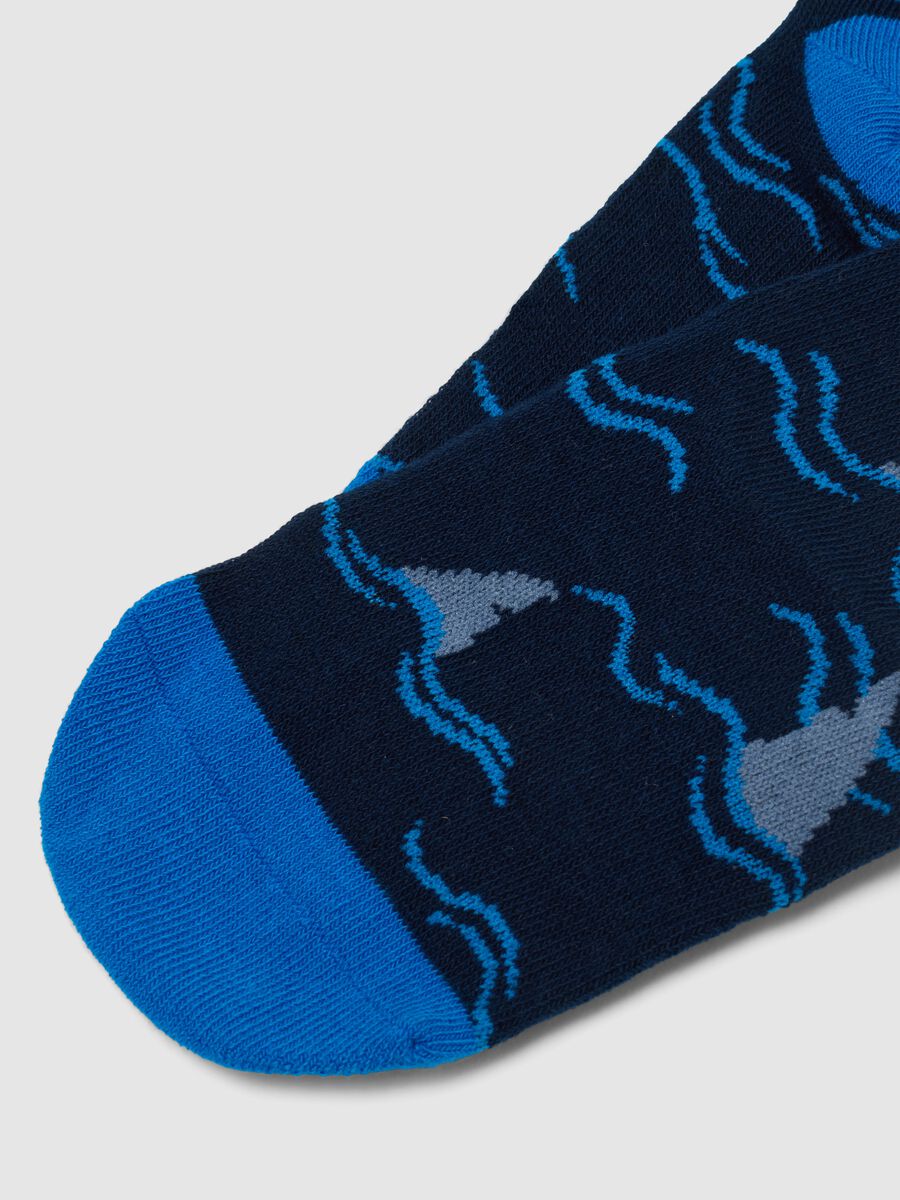 Tripack calze corte in cotone multicolor per bambini_2