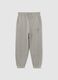 Grey cotton jogger trousers_3