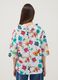White stretch cotton top with floral print, regular fit_3