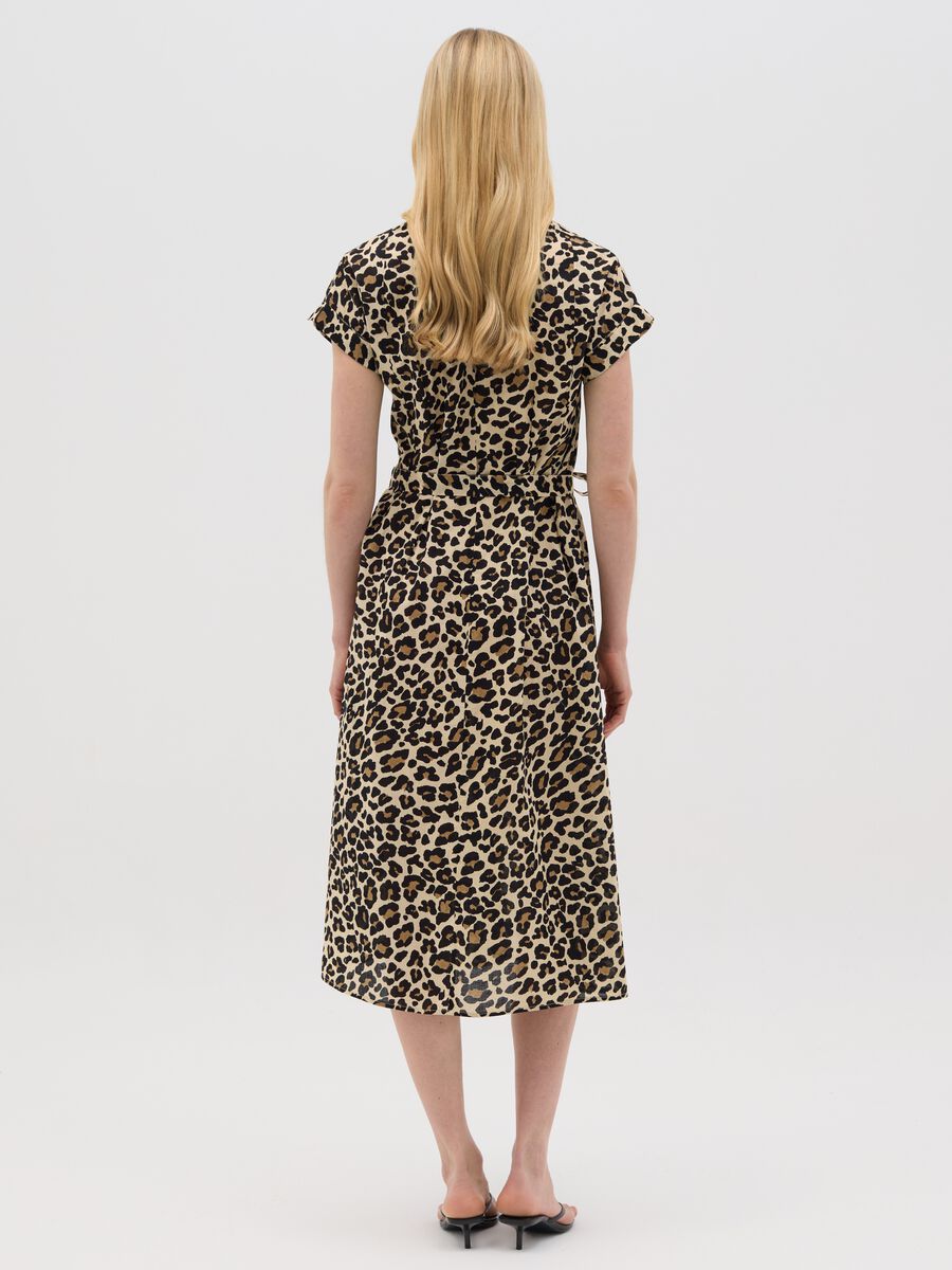 Cotton Leopard Print Dress_2