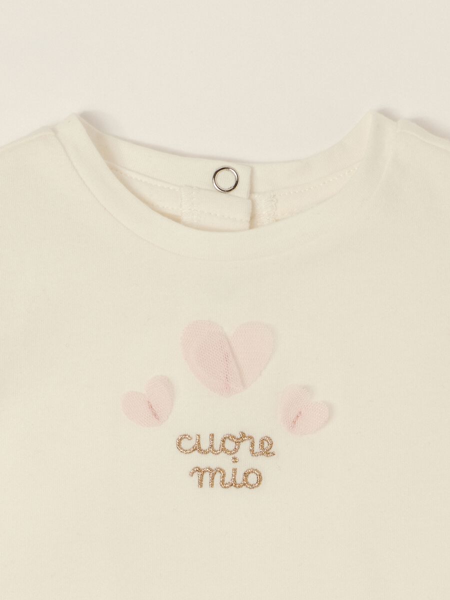 Multicolour baby girl T-shirt and skirt set_2