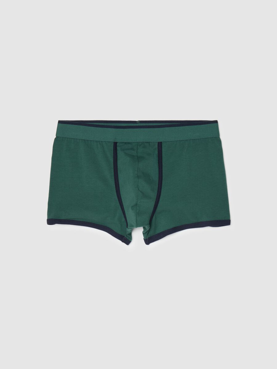 Stretch cotton boxer shorts with contrasting details._4