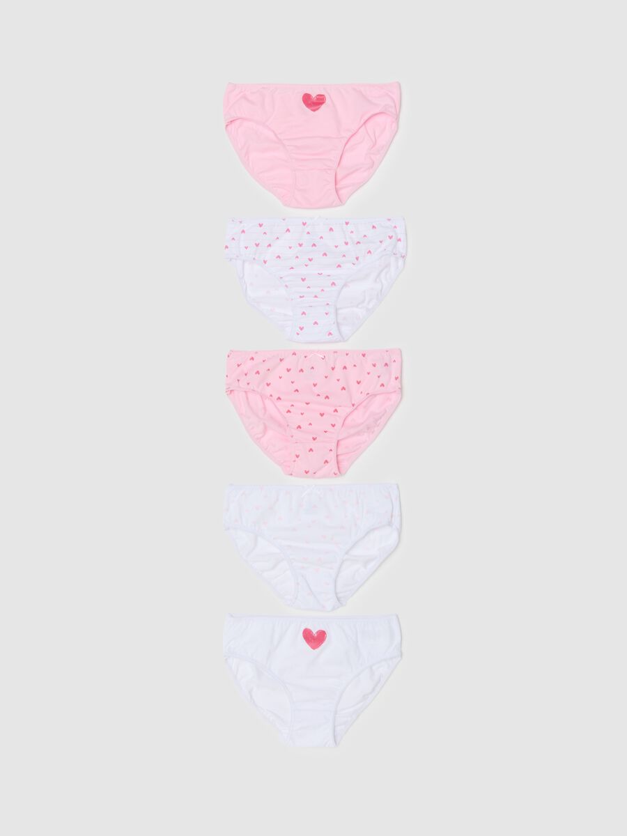 Girls' multicolor cotton briefs multipack in regular fit_0