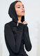 Full-Zip Yoga Hoodie Fitted Black_1