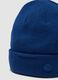 Blue cotton-blend jersey knit beanie_2