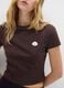 Brown Short-Sleeve Cotton T-Shirt_2