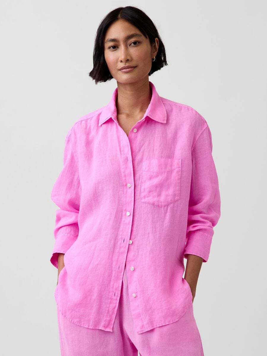 Pure linen shirt_0
